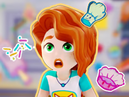 Spel Jigsaw Puzzle: LEGO Friends Kitchen Пазл: Лего кухня с друзьями  aanlyn
