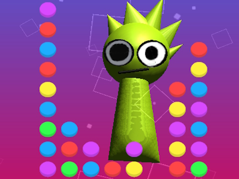 Spel SPRUNKI BUBBLE POP aanlyn