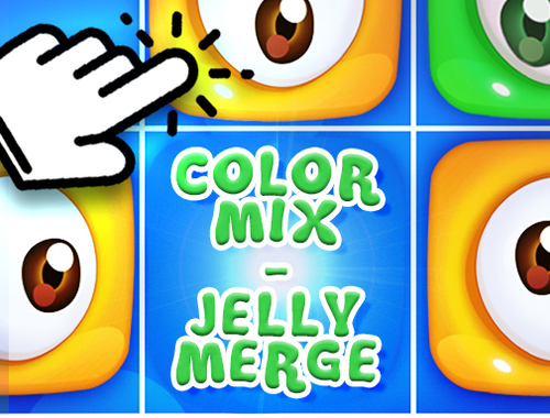 Spel Kleurmengsel - Jelly Merge  aanlyn