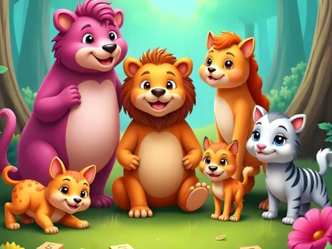 Spel Dierenaamraaisel  aanlyn