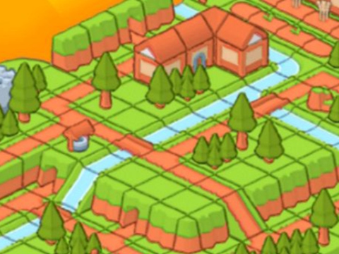 Spel God se land: Van blok tot eiland  aanlyn