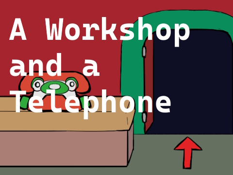 Spel 'n Werkswinkel en 'n telefoon  aanlyn