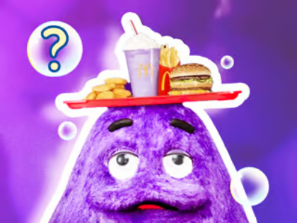 Spel Kindervasvra: Grimace Shake Trivia aanlyn