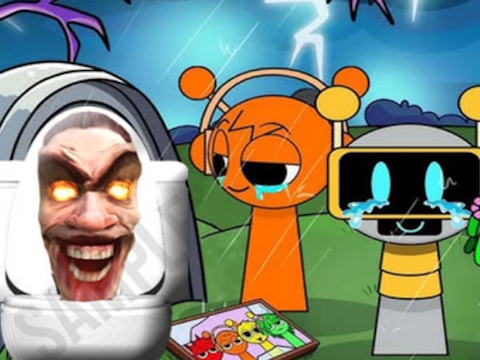 Spel Sprunki Castle Panic Skibidi Toilet aanlyn