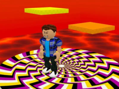 Spel Roblox: Parkour Lava aanlyn