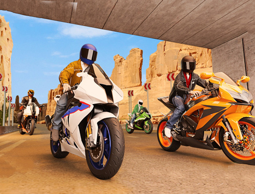 Spel Regte Motorfiets Simulator Race 3D  aanlyn