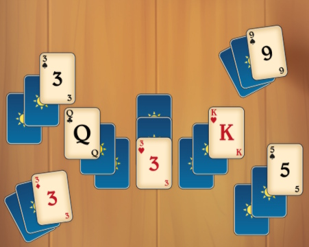 Spel Solitaire vakansie  aanlyn