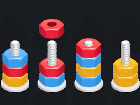 Spel Nuts Legkaart: Kleur Sorteer  aanlyn