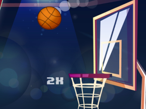 Spel Basketbal Uitdaging spel  aanlyn