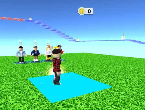 Spel Maklike Obby Jump and Run Challenge Online  aanlyn