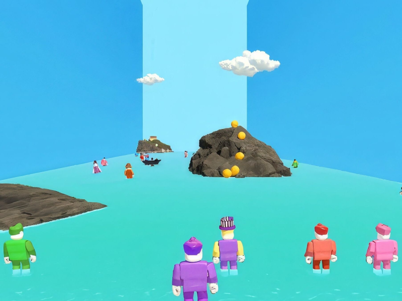 Spel Tsunami-wedren  aanlyn