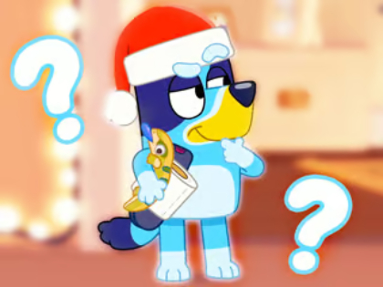 Spel Kindervasvra: Bluey Christmas Fandom aanlyn