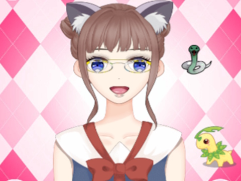Spel Oulike Anime Girl Dress Up  aanlyn