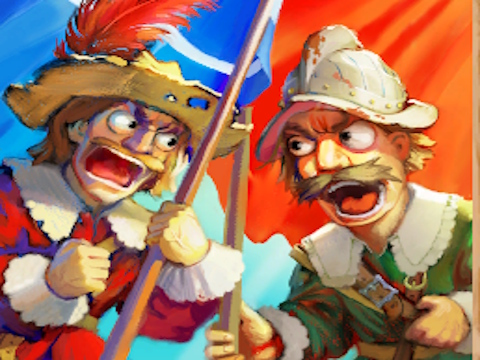 Spel Musketiers Gunpowder vs Steel  aanlyn
