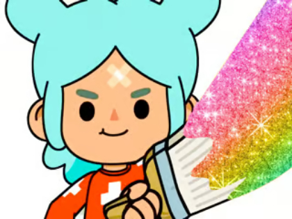 Spel Inkleurboek: Toca Boca Rita  aanlyn