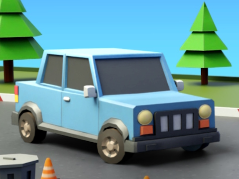 Spel Motor Parkeerskool  aanlyn