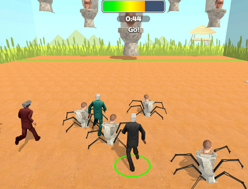 Spel Kameraman vs Skibidi Oorlewing  aanlyn