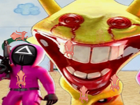 Spel Squid Game Sprunki Hide aanlyn