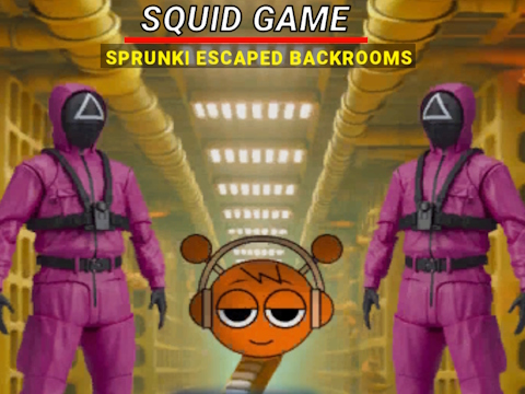 Spel Squid Game Sprunki het agterkamers ontsnap aanlyn