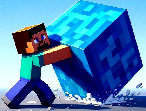 Spel MineBlocks 3D-doolhof  aanlyn