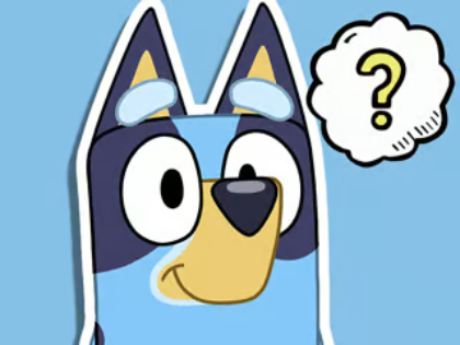 Spel Kindervasvra: Bluey Plot Trivia aanlyn