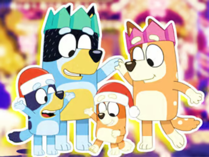 Spel Legkaart: Bluey Family Xmas Eve  aanlyn