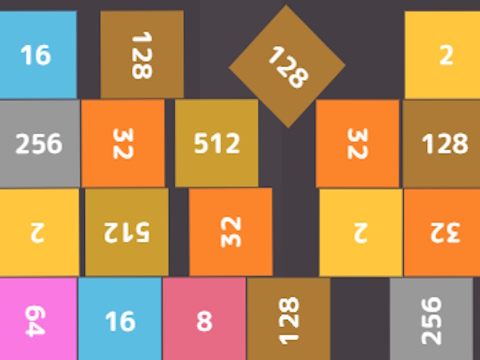 Spel 2048 blokkies  aanlyn