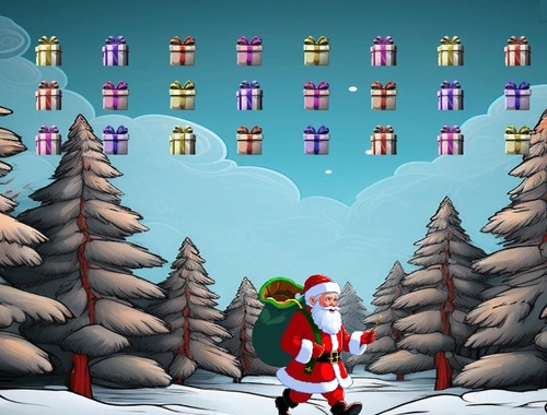 Spel Space Invaders: Kersfees-uitgawe  aanlyn