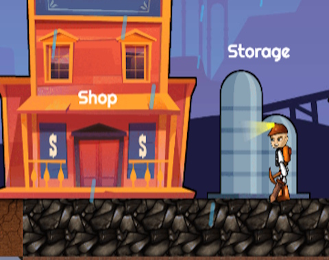 Spel Dungeon Miner aanlyn