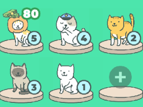 Spel Meow saamsmelt aanlyn