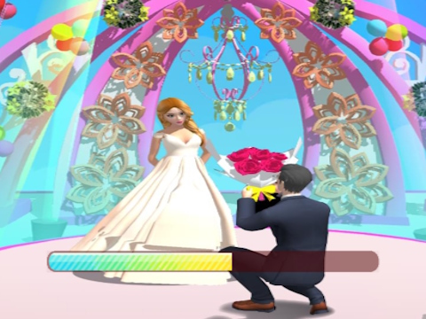 Spel Bridge Race Wedding Master aanlyn