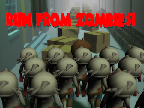 Spel Hardloop vanaf zombies!  aanlyn