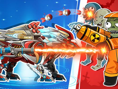 Spel Robot Terminator t rex aanlyn