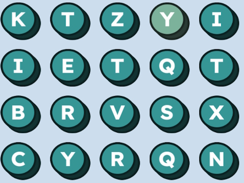 Spel Wordrush aanlyn