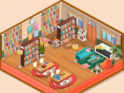 Spel Dekor: my biblioteek  aanlyn