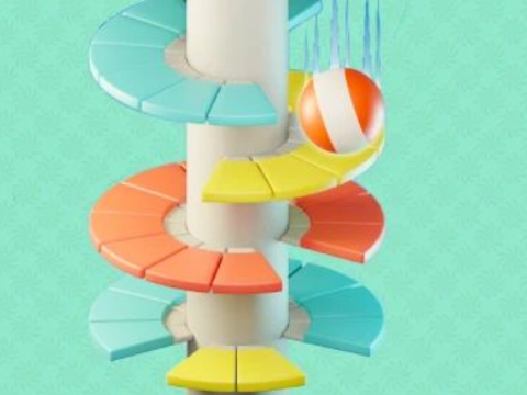 Spel Helix Jump aanlyn