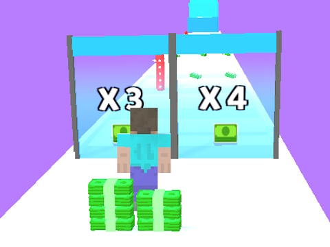 Spel Minecraft geldstapel  aanlyn