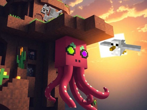 Spel Minecraft inkvis anomalie  aanlyn