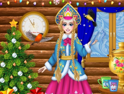Spel Snegurochka Russiese ysprinses  aanlyn