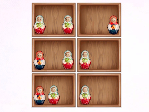 Spel Sorteer volgens Matryoshka -rakke!  aanlyn