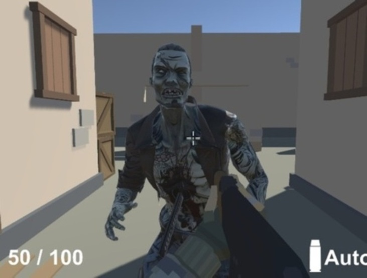 Spel Zombie FPS aanlyn