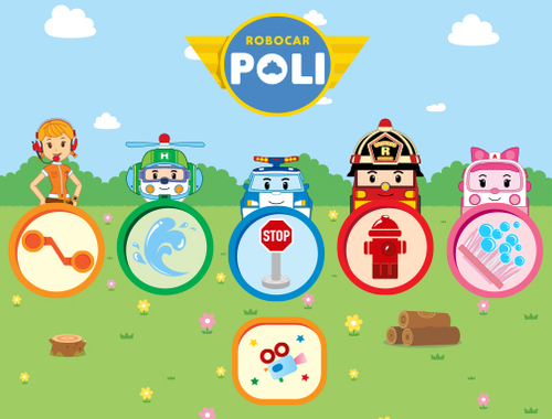 Spel Robocar Poli  aanlyn