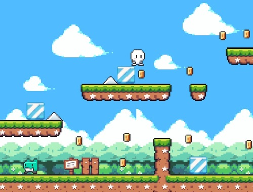 Spel Snowman Adventure aanlyn