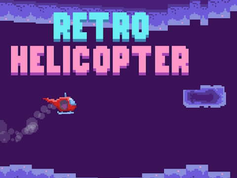 Spel Retro helikopter  aanlyn