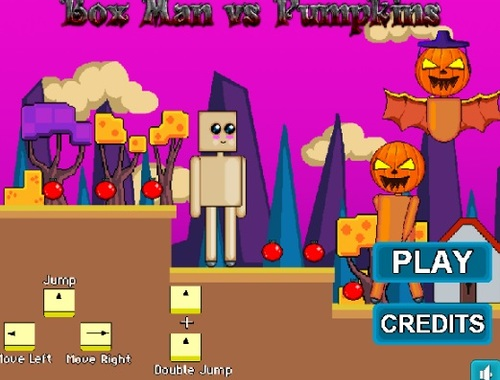 Spel Box Man vs Pumpkins aanlyn