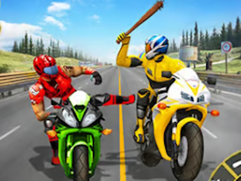 Spel Moto Attack - fietswedrenne  aanlyn