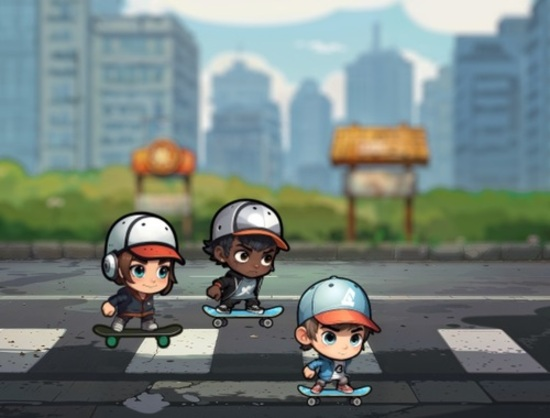 Spel Skater se soeke  aanlyn