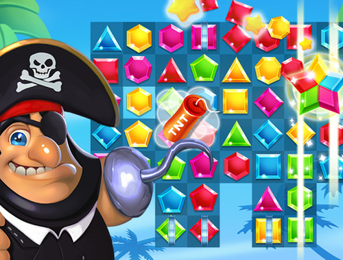 Spel Pirates pas by die verlore skat  aanlyn