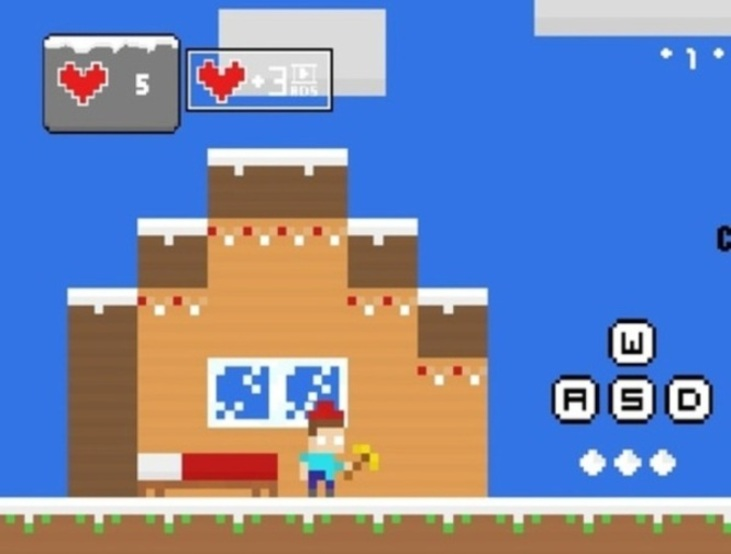 Spel Minicraft Winterblock aanlyn