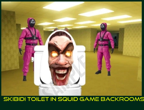 Spel Skibidi -toilet in inkvis -speletjies agterkamers  aanlyn